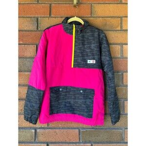 Adidas x Lego Kids Jacket Anorak Midweight Coat | Pink‎ & Black | Kids Large